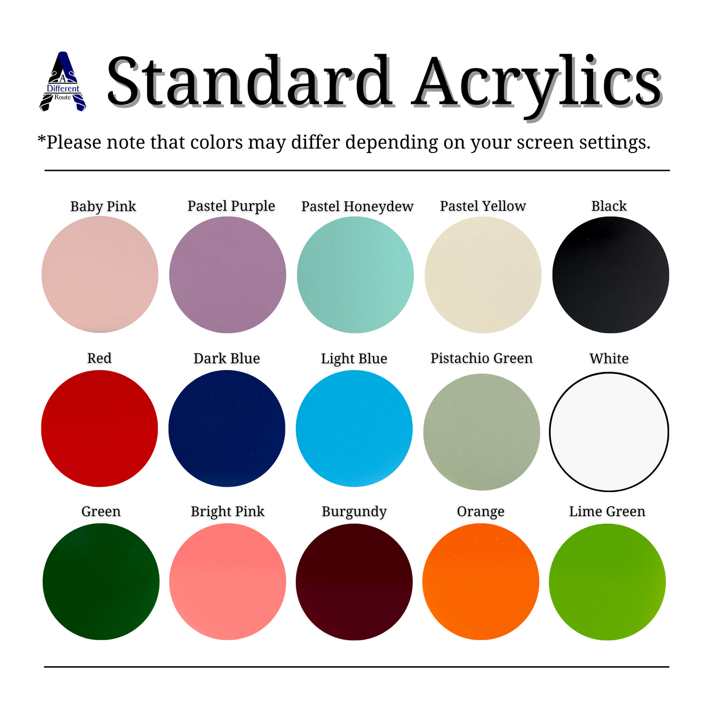 Acrylic Price Tags