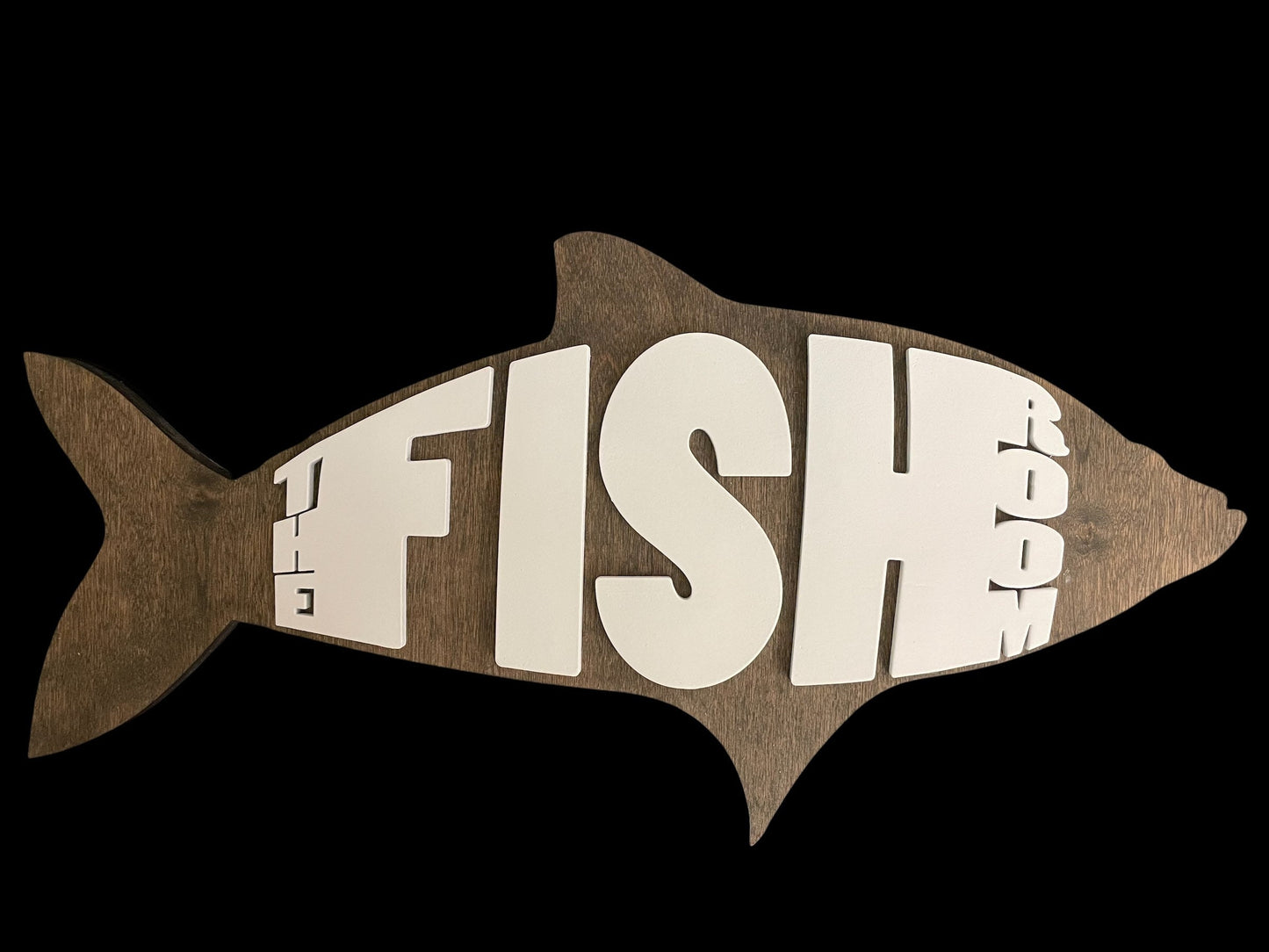 The Fish Room sign - Fish aquarium - Fish lovers wall hanger - Aquarium hanger