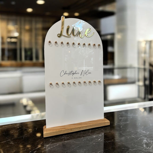 20 Hook Display with Custom Wording and Logo