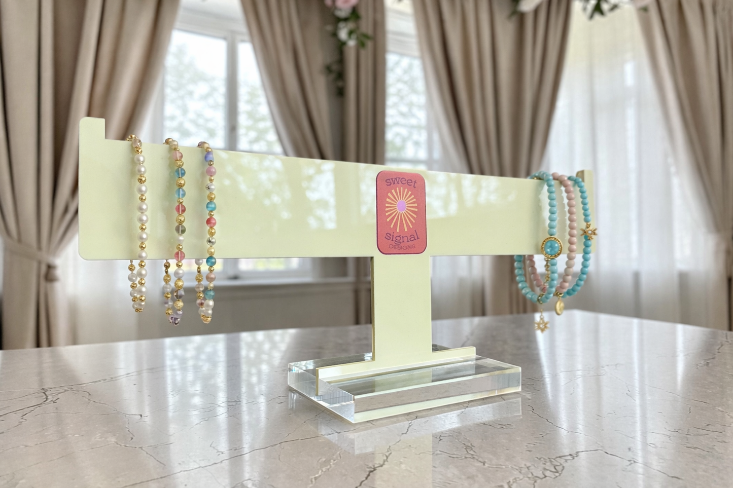 Acrylic Bracelet Holder with your Logo Printed