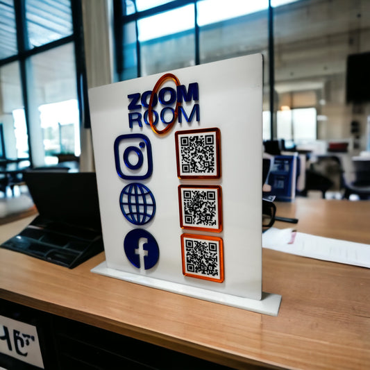 Three QR Code Sign