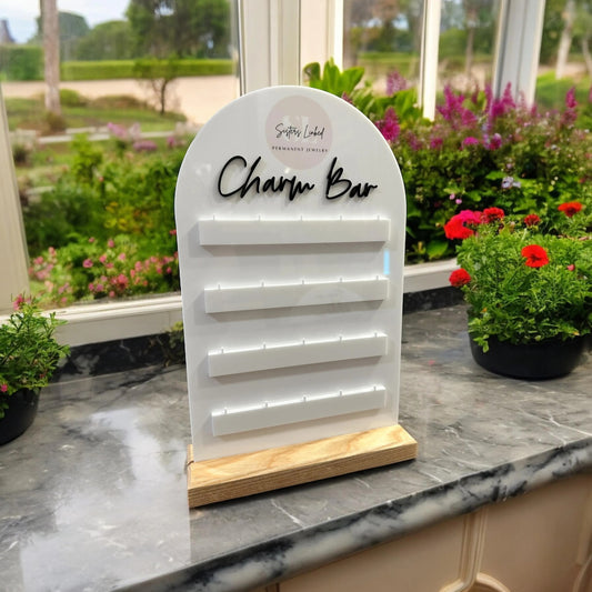 Mini Charm Display for Permanent Jewelry