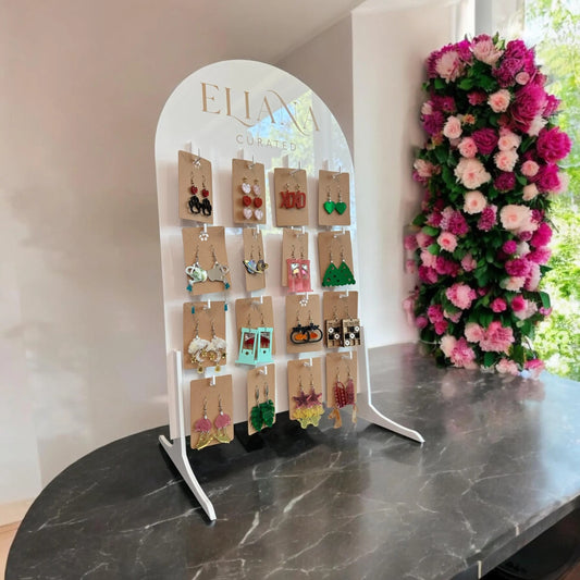 XL Earring Display with 16 Hooks