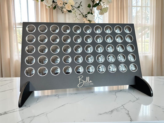 Acrylic Gem Display Stand with 50 Clear Containers