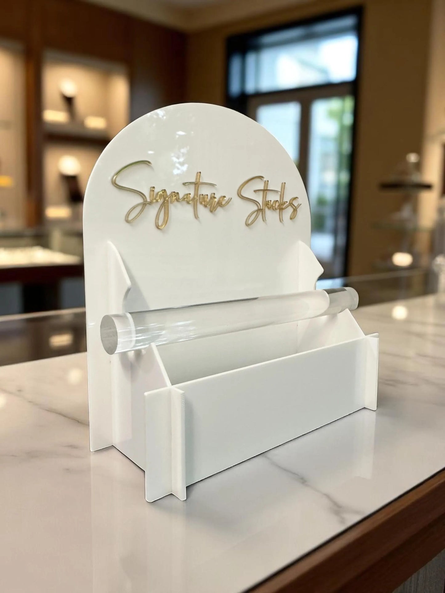 Modern Acrylic Bracelet Holder Stand