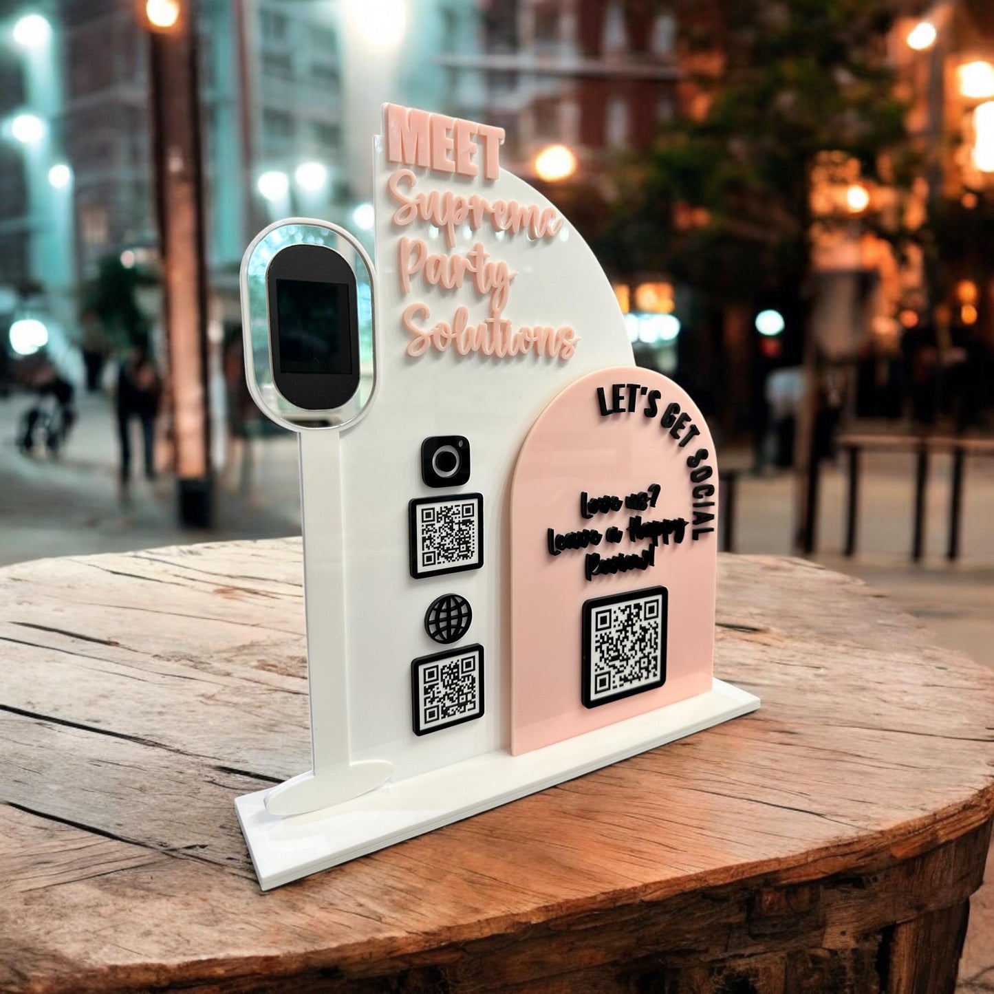 Photobooth Three QR Code Display