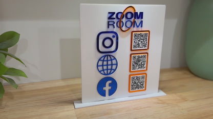 Three QR Code Sign