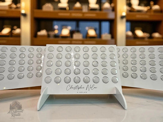 Acrylic Gem Display Stand with 40 Clear Containers