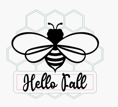 Door Hanging Bee Sign Shoes Off, Wooden Sign, Door Hanger, Cute Summer, Fall, Bumble Bee